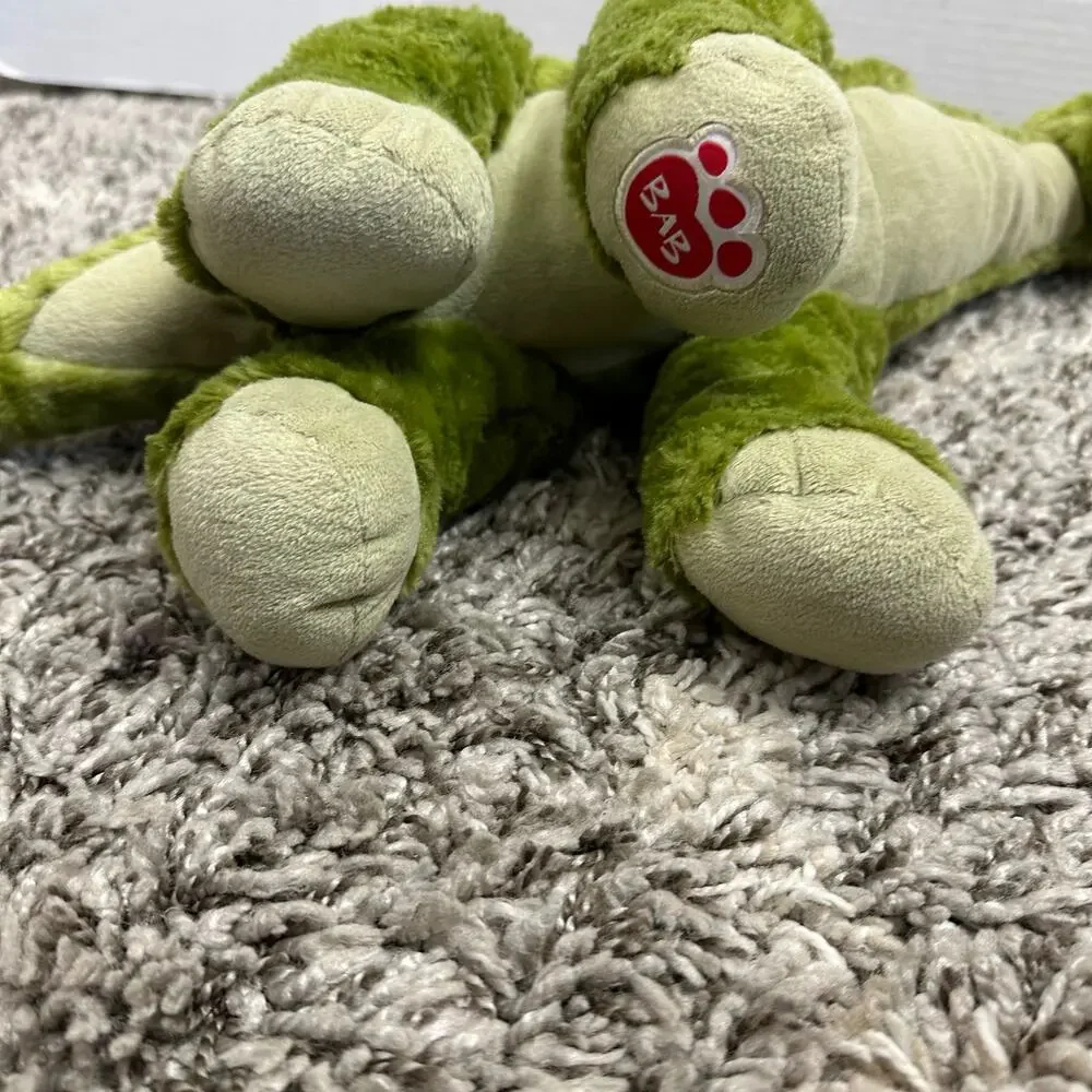 Build a Bear Green Brontosaurus Dinosaur Plush Floppy Stuffed Animal